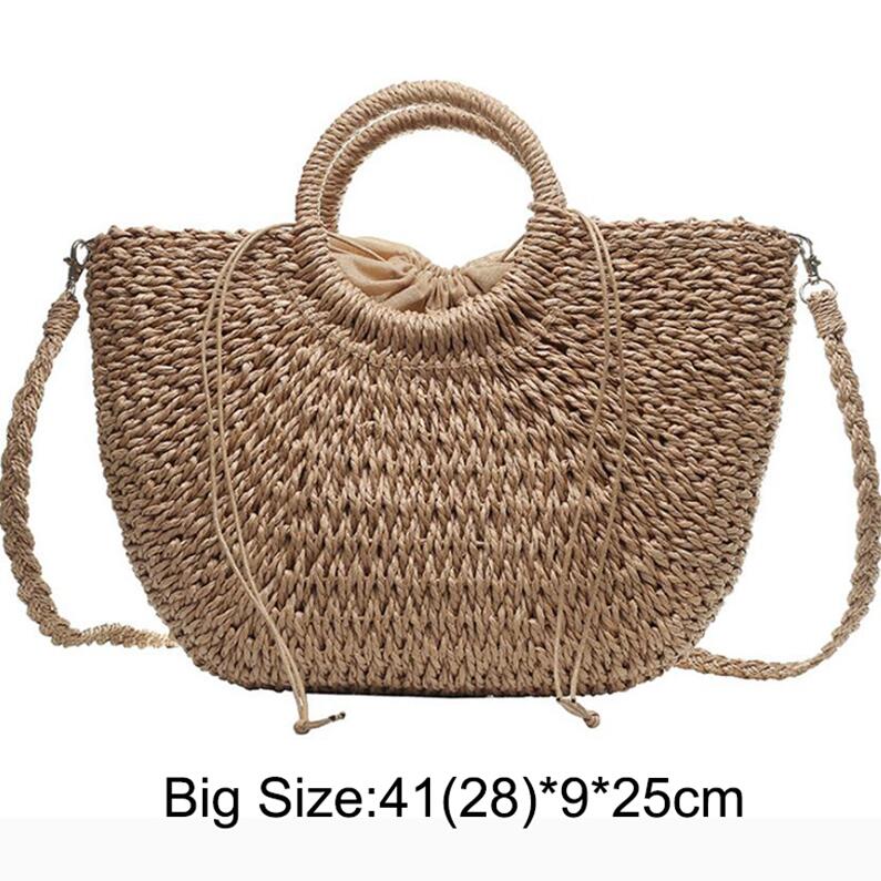 Straw Vintage Beach Bag