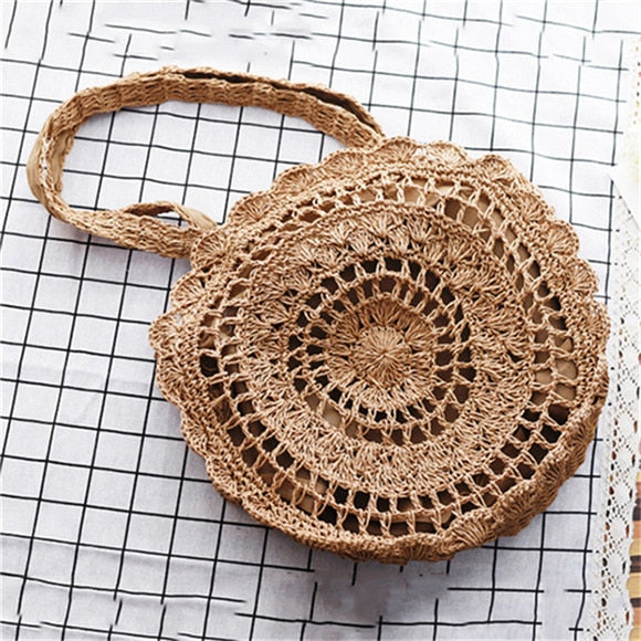 Bohemian Knitted Beach Bag