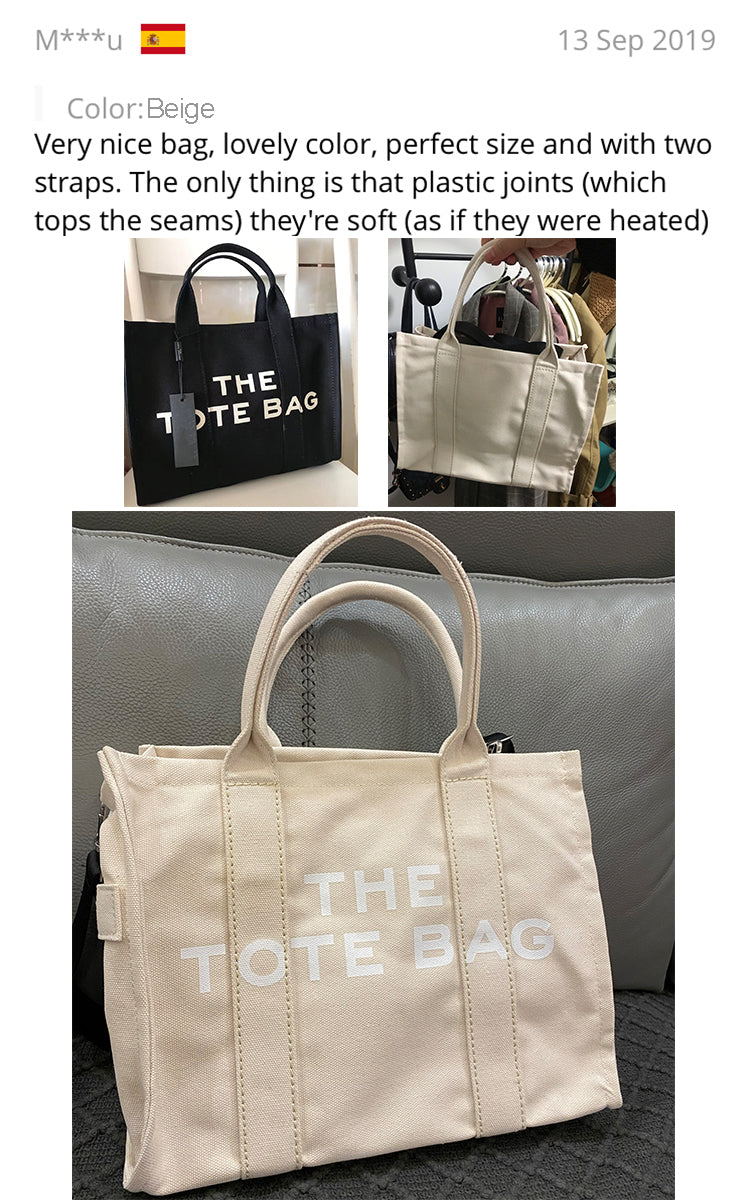 Casual Canvas Large Bag