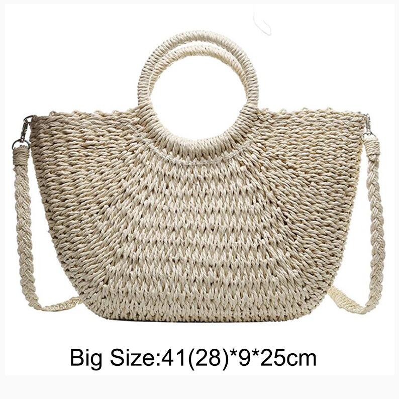 Straw Vintage Beach Bag