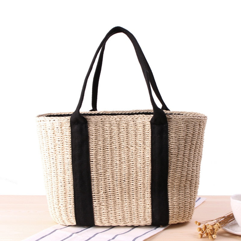 Straw Handwoven Beach Bag