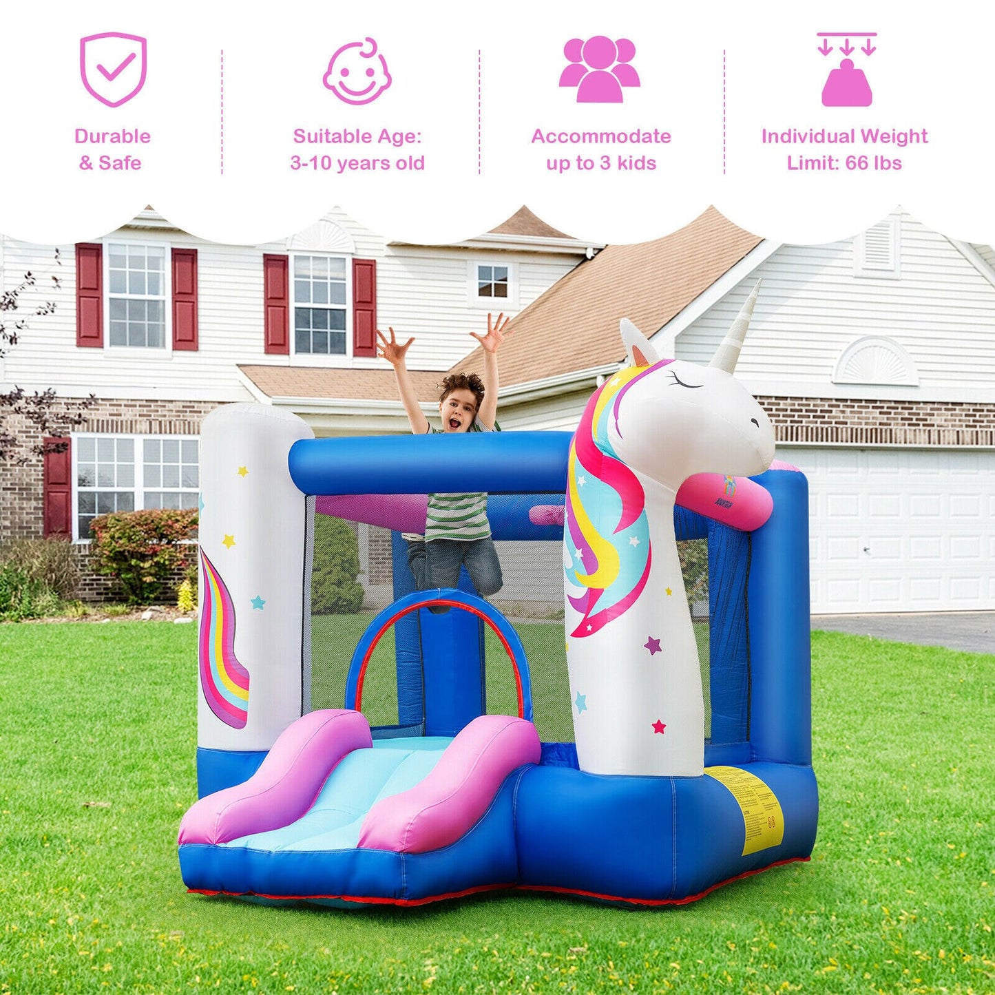 Inflatable Unicorn Bounce House