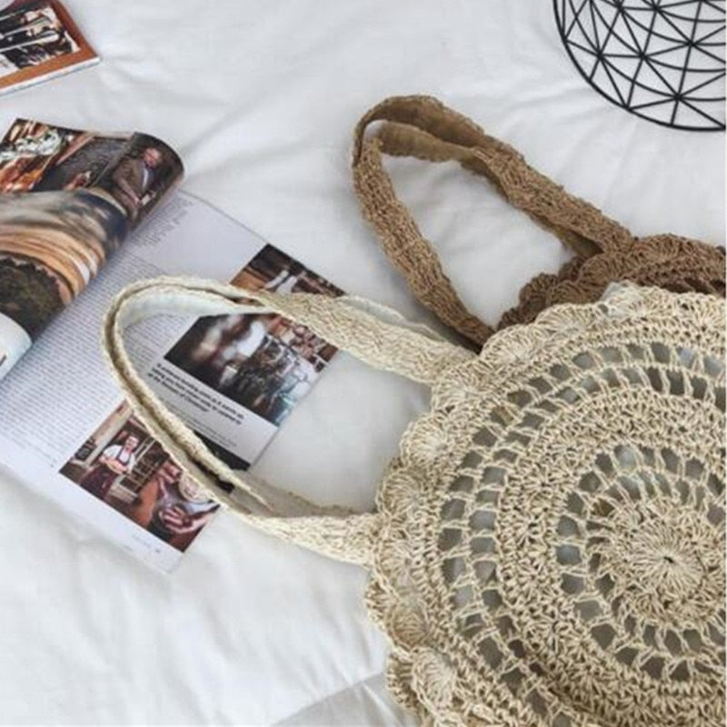 Bohemian Knitted Beach Bag