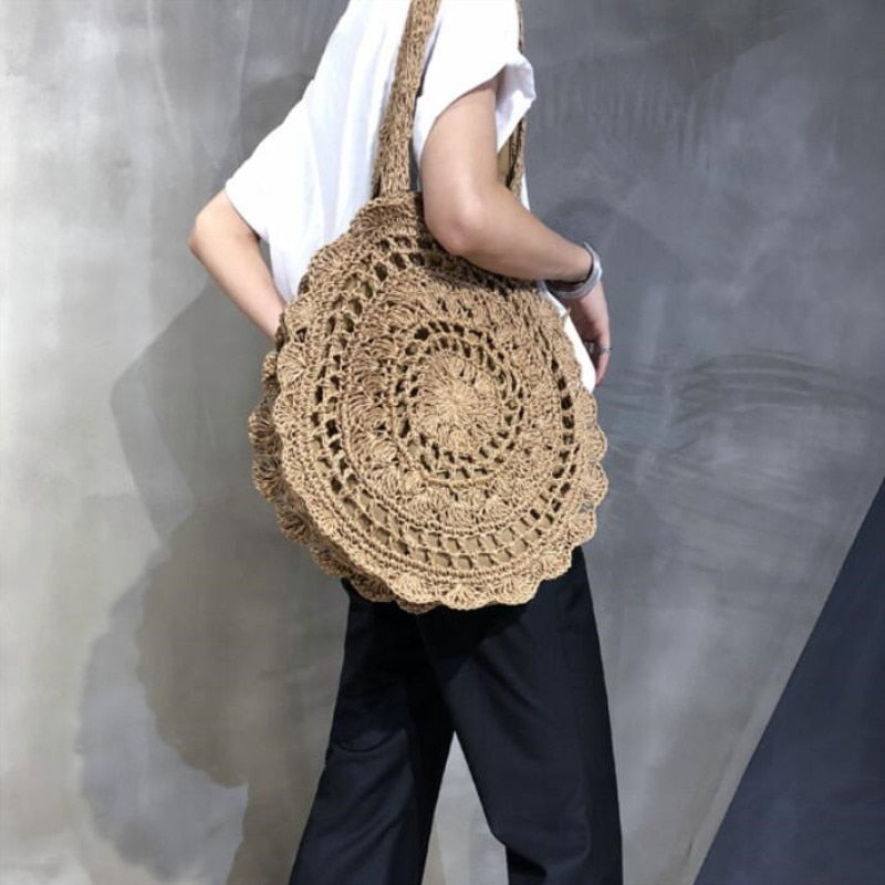 Bohemian Knitted Beach Bag