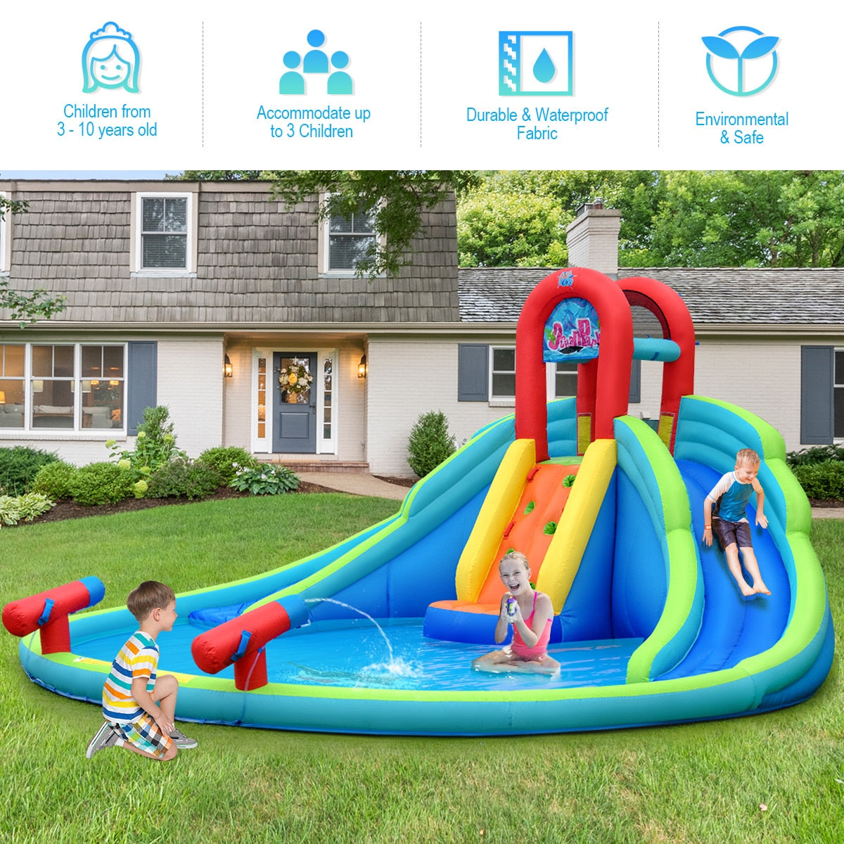 Inflatable Bounce House Water Park