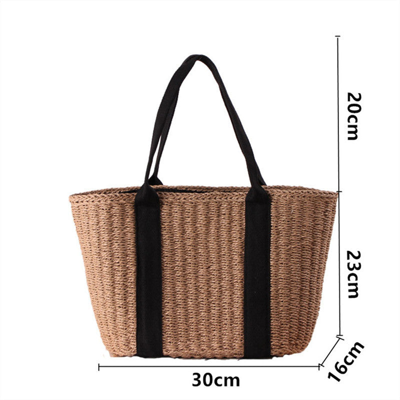 Straw Handwoven Beach Bag