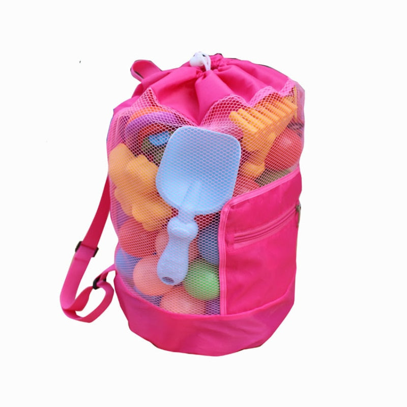 Mesh Toy Drawstring Backpack