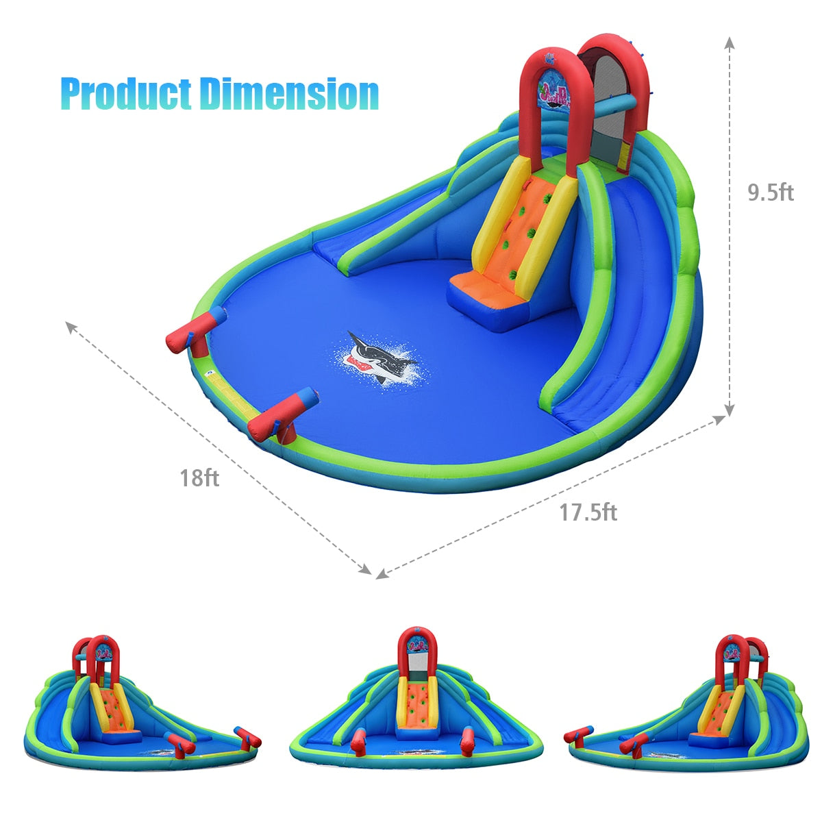 Inflatable Bounce House Water Park