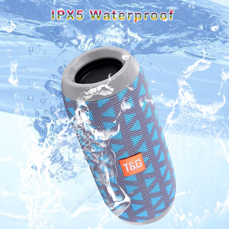 T&G TG117 Portable Bluetooth Speaker Wireless Bass Column Waterproof