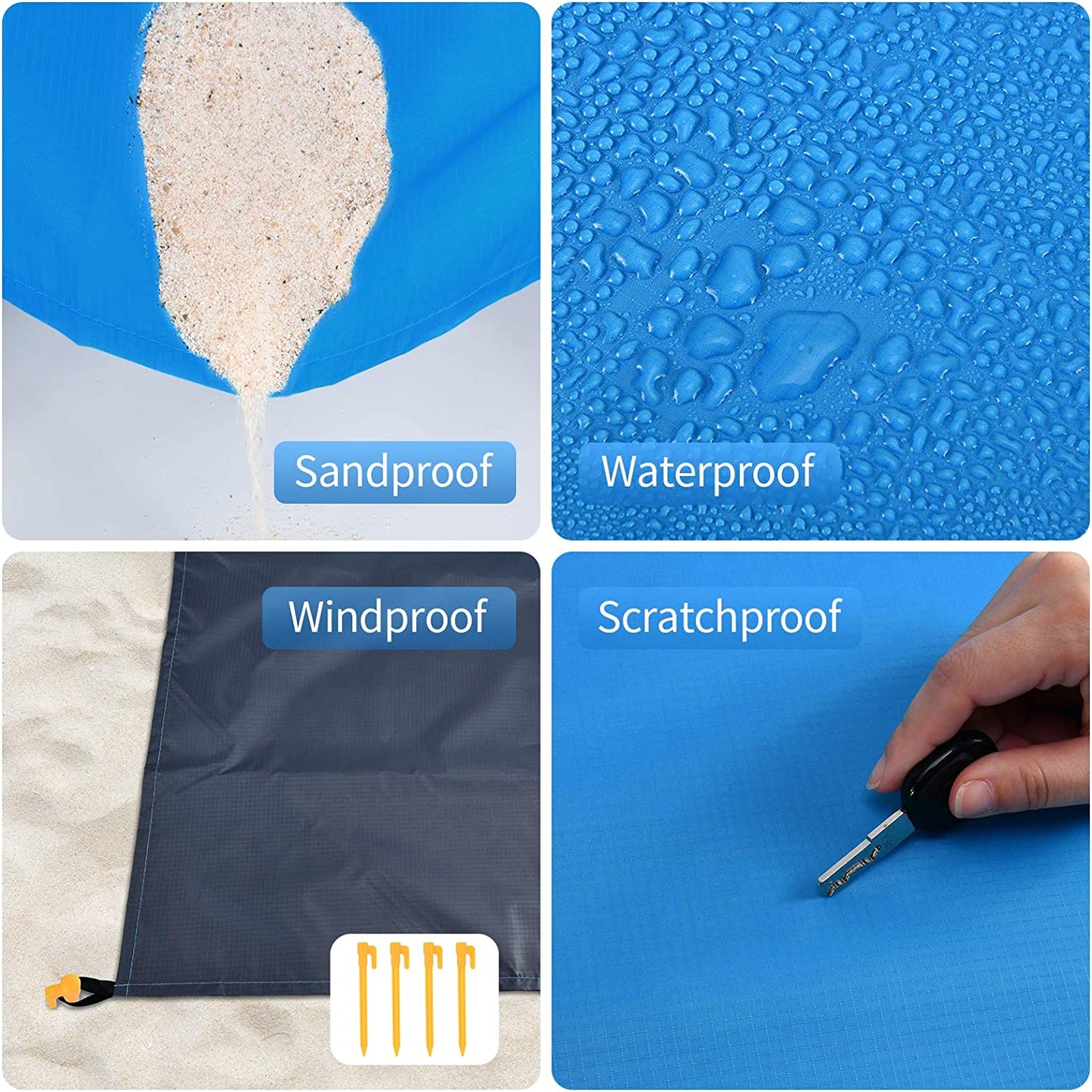 Waterproof Pocket Beach Blanket