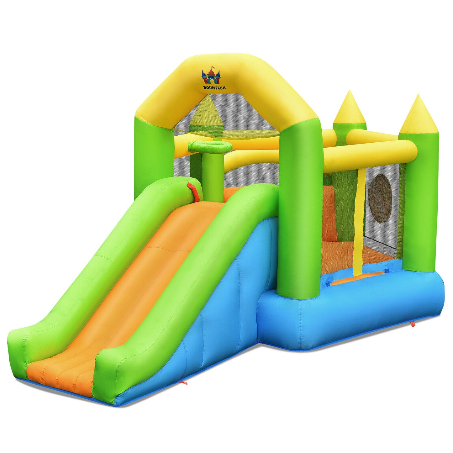 Inflatable Slide Bouncer Ball Pit Basketball Dart Game Without Blower