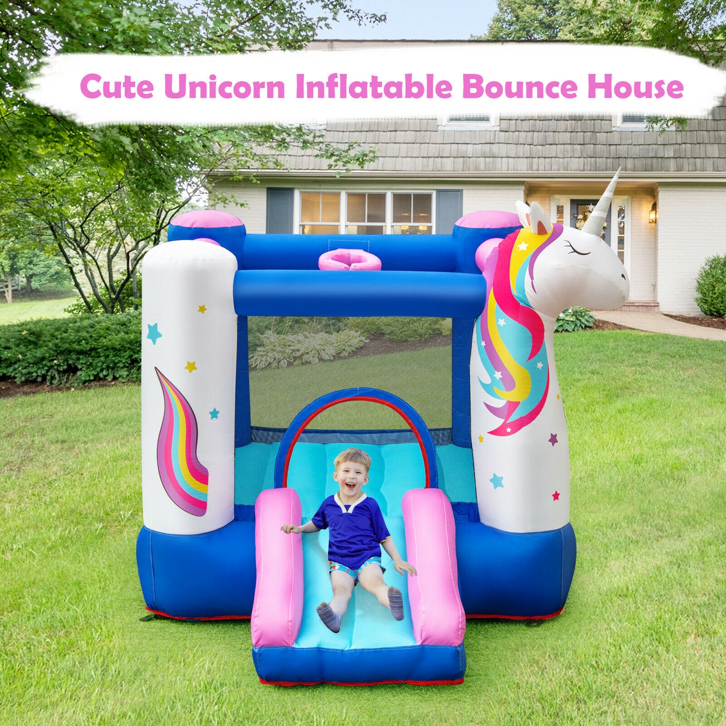 Inflatable Unicorn Bounce House