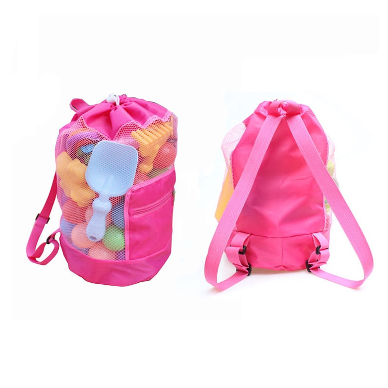 Mesh Toy Drawstring Backpack