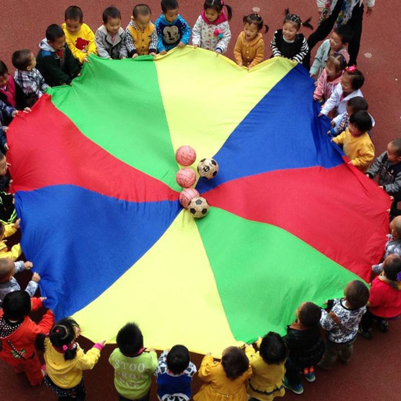 Rainbow Umbrella Parachute Toy