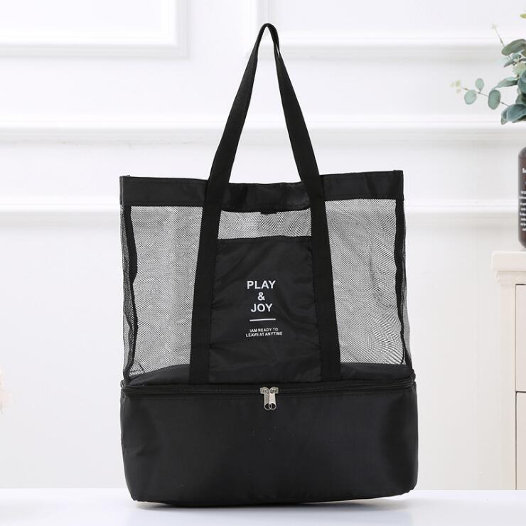 Mesh Double-layer Heat Preservation Beach Bag