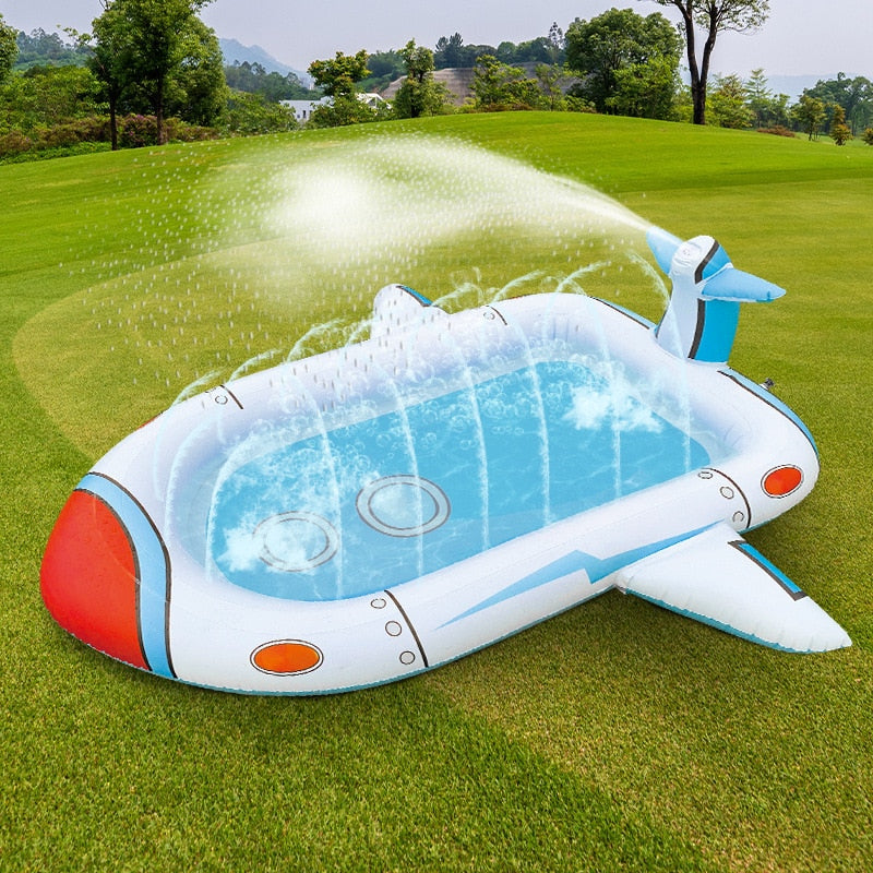 Inflatable Water Spray Mat Pool