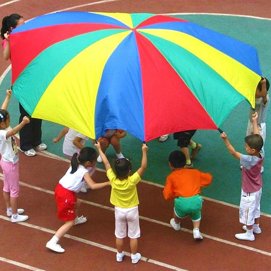 Rainbow Umbrella Parachute Toy