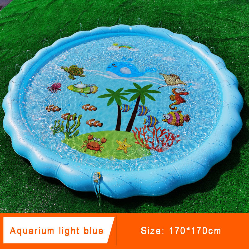 Inflatable Water Spray Mat Pool