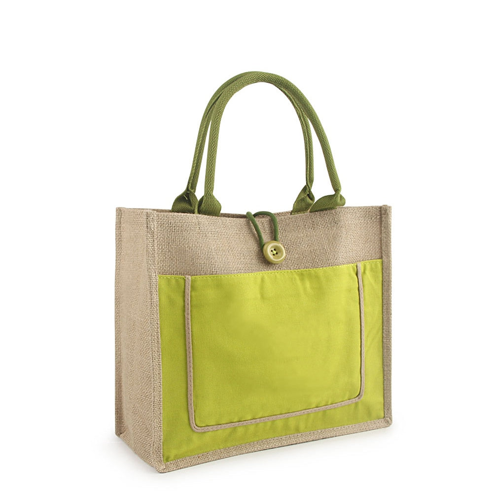 Linen Beach Bag