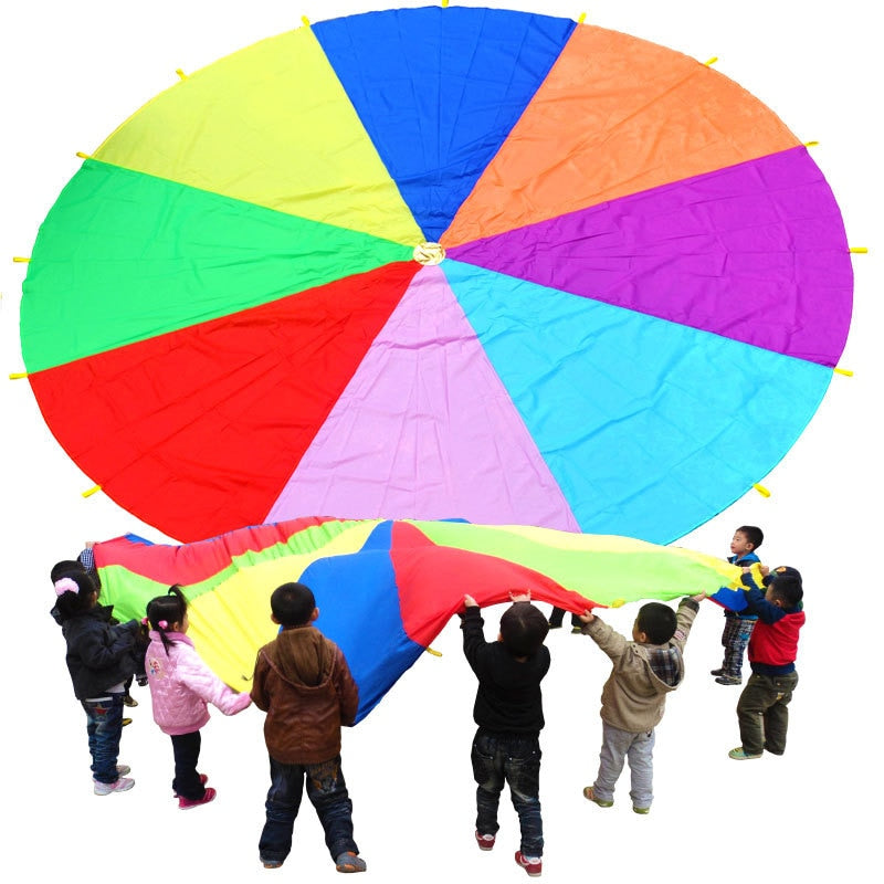 Rainbow Umbrella Parachute Toy