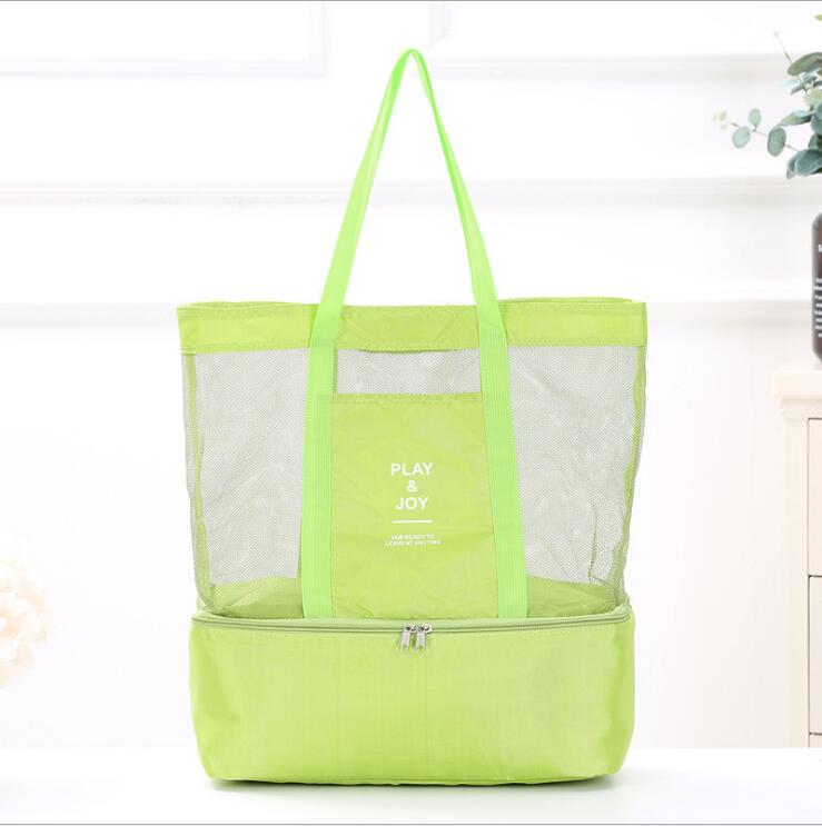 Mesh Double-layer Heat Preservation Beach Bag