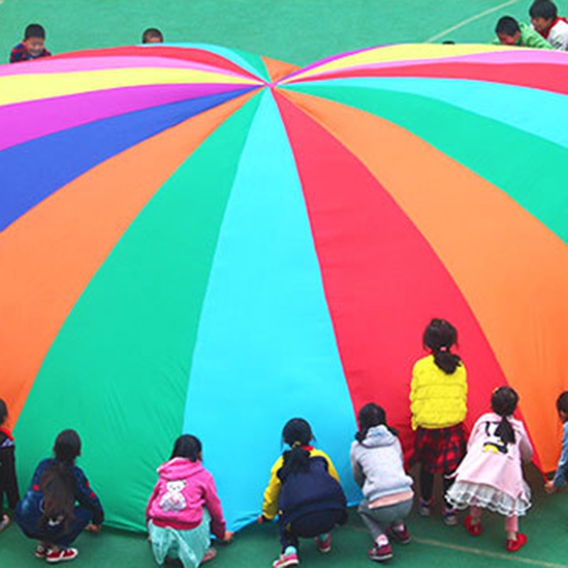 Rainbow Umbrella Parachute Toy